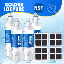 4 Pack Fit For LG LT700P LMXS27626S LMXS27626D LT120F Water Air Filter