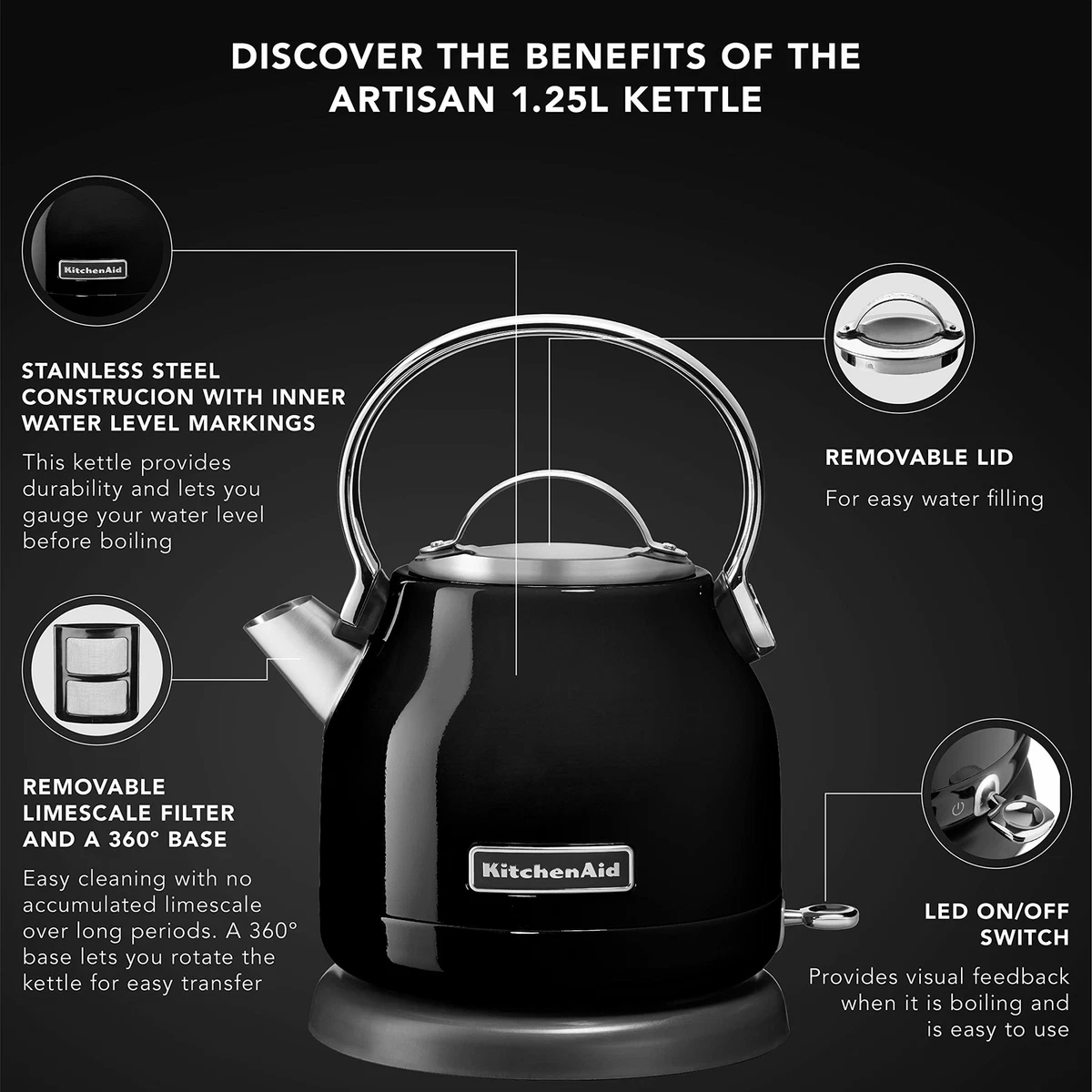 Electric Kettle KEK1222ER Shuh's Appliance Centre, 49 OFF