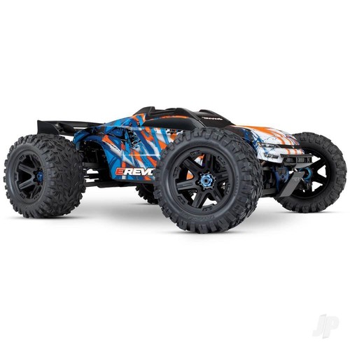 Traxxas E-Revo VXL 1/10 4WD Brushless Electric Racing Monster Truck - Orange
