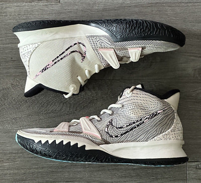 Nike Kyrie 7 Air Zoom Basketball Shoes Pale Ivory CZ0141-100 Men  8.5 Excellent Nike Kyrie 7 Men main image 4
