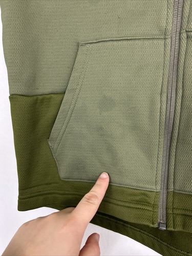 Nike Elite Boys XL Basketball Hoodie Green Full Zip - Picture 6 of 17