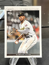 KE'BRYAN HAYES 2022 TOPPS X DEREK JETER CALL OF THE CAPTAIN BASE CARD PIRATES