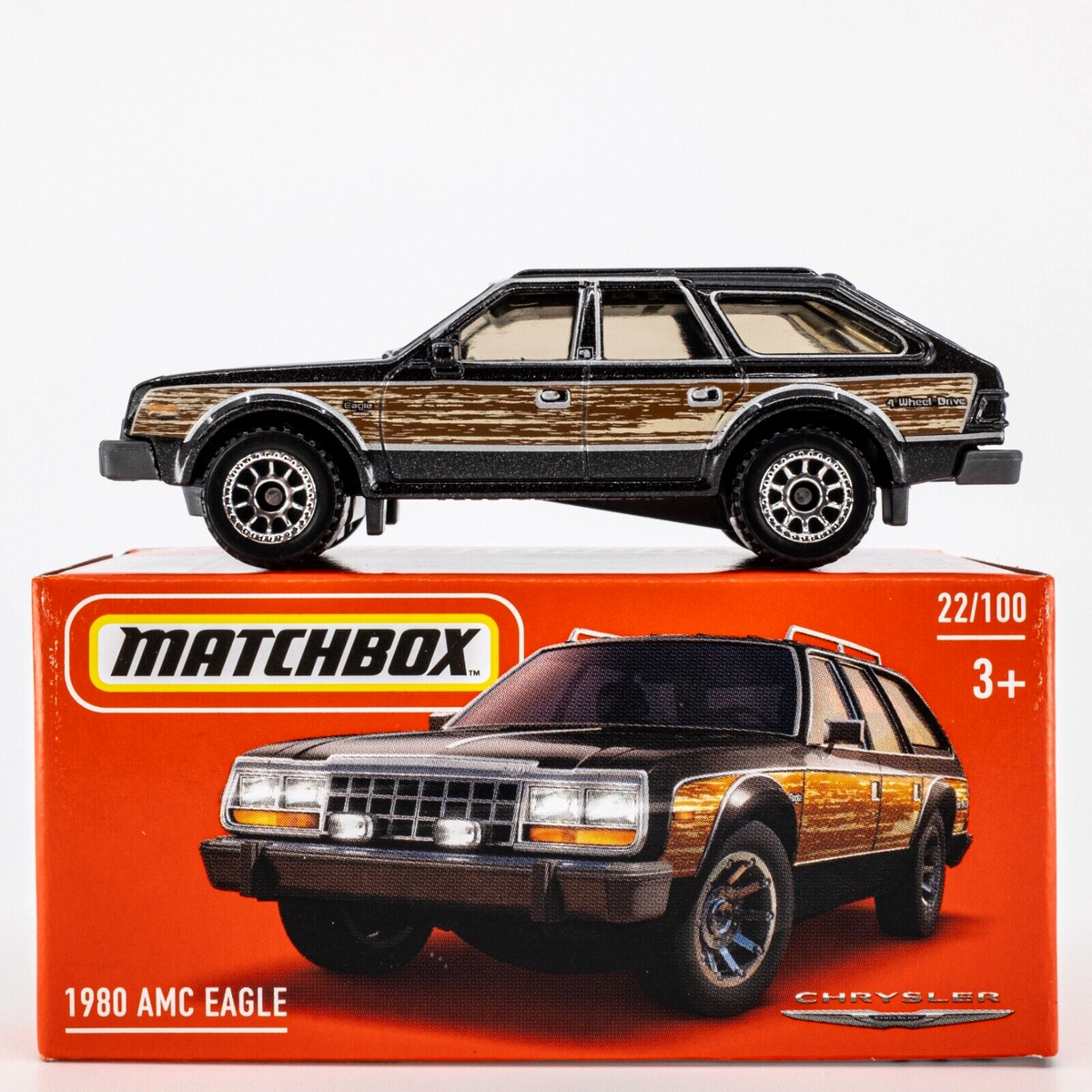 アメグラ マッチボックス（E） 2024 Matchbox Power Grabs #22 1980 AMC Eagle CLASSIC BLACK