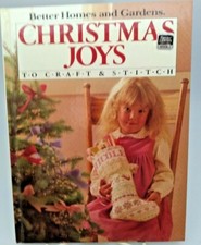 Better Homes  Garden Christmas Joys To Craft  Stitch Book Traditional Cottage