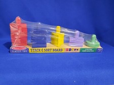 Melissa  Doug Stack and Sort Board Wooden Educational Toy 15 Pieces wood 379
