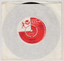 THE FIVE SATINS-TONI MY LOVE/SHADOW-1959 RARE UK TOP RANK LABEL 1ST PRESS VG+