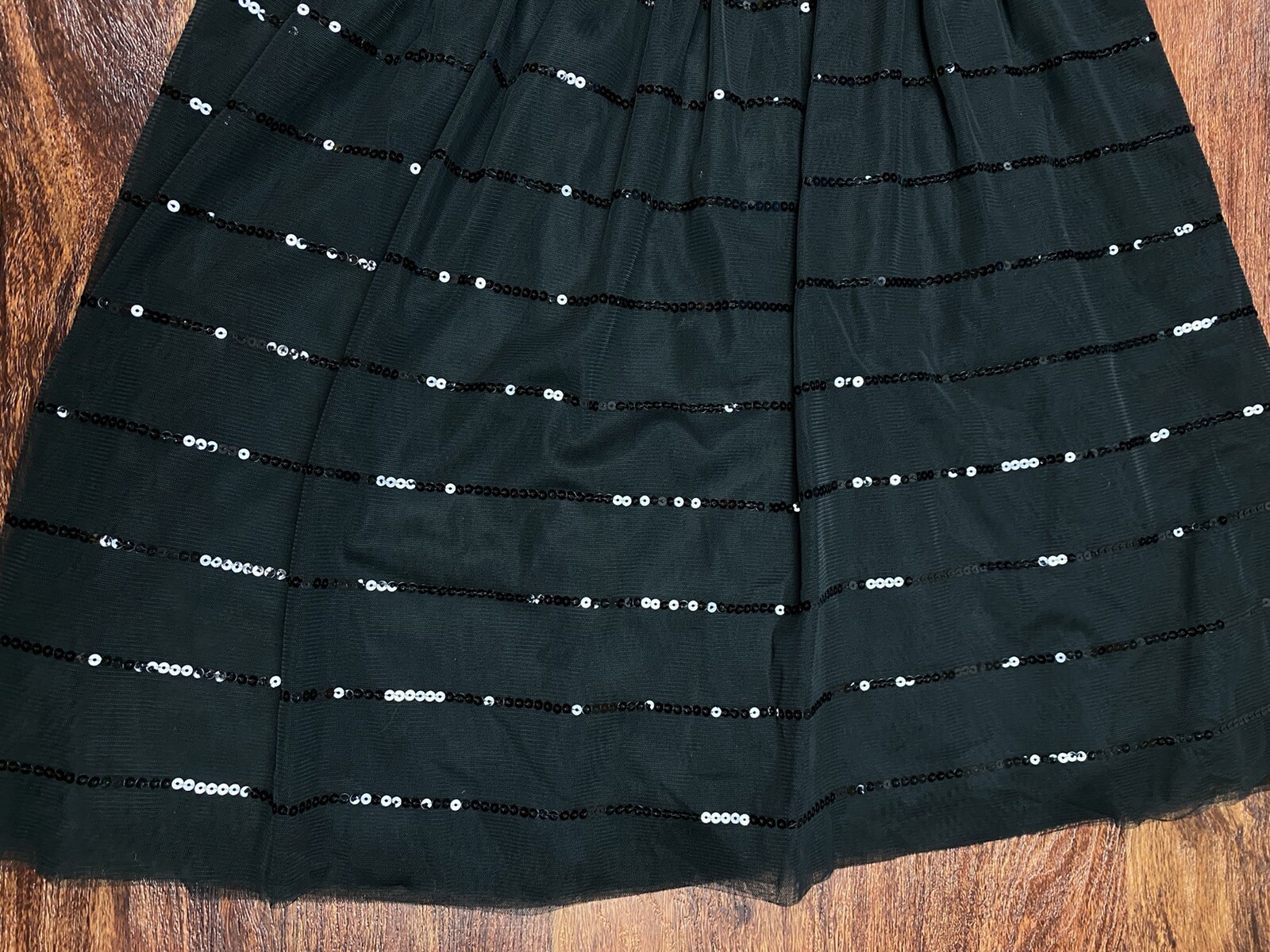 JESSICA SIMPSON Women's Black Jewel Striped Dress Size 10 Regular eBay