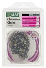 20cm Chainsaw Chain 3/8" Pitch 1.3mm Gauge 33 Drive Links Genuine ALM Quality