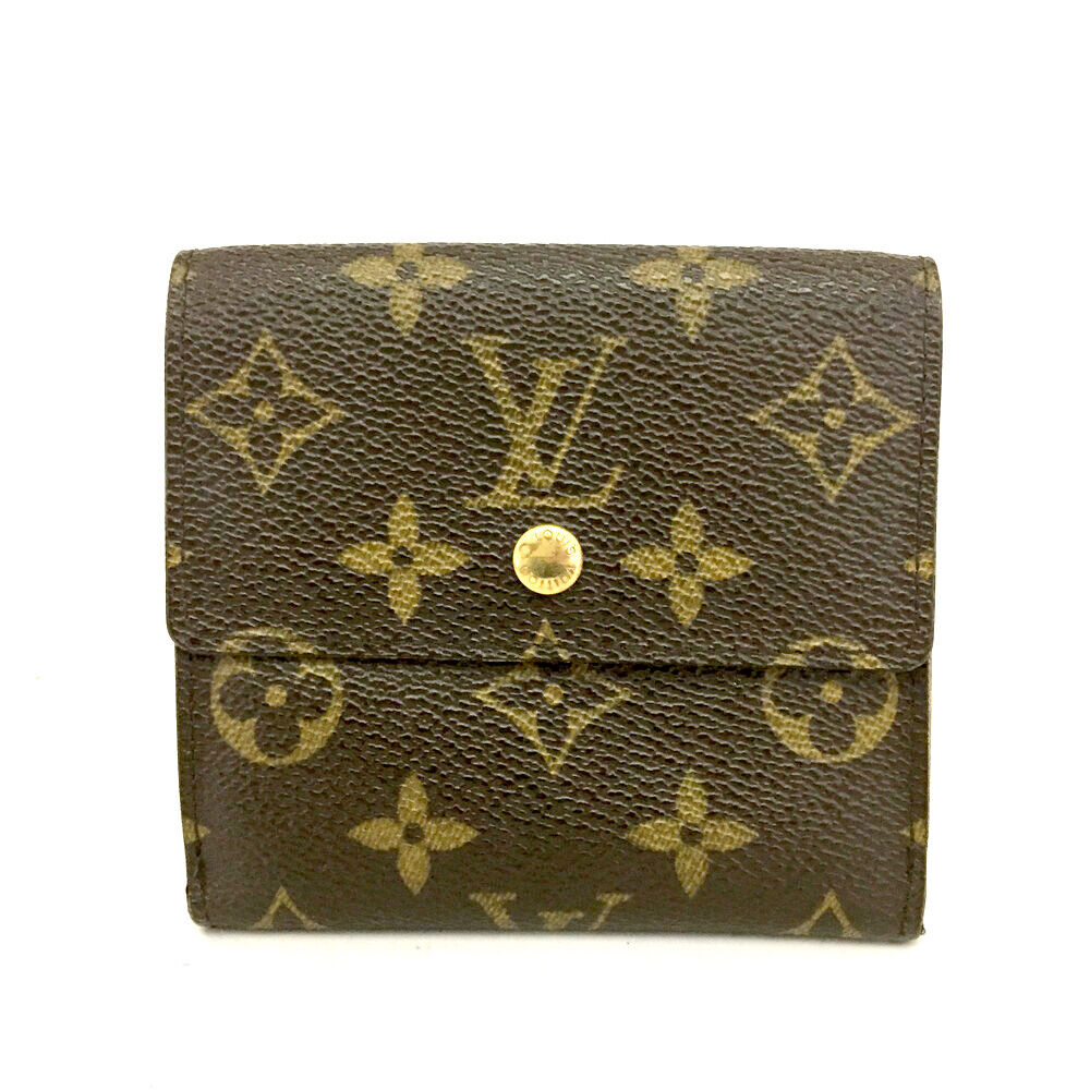 Louis Vuitton Monogram Portefeiulle M2640 Elise Milwaukee Mall Limited time for free shipping Trifold Wallet