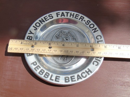 wilton mount joy pewter bobby jones pebble beach father-son classic plate (Y001) - Picture 5 of 7