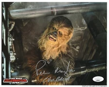 RIP Star Wars Celebration Official Pix Peter Mayhew, Chewbacca 8x10 JSA COA