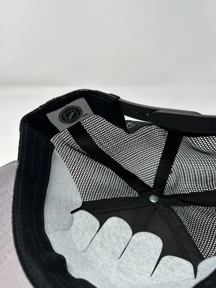 NEW NHL Fan Favorite New Jersey Devils Grey Black Hat Adjustable Mens - Image 4 of 4