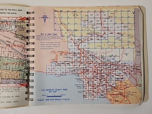 1981 Edition Los Angeles Orange Counties Thomas Bros Maps Popular Street Atlas - Imagen 8 de 11