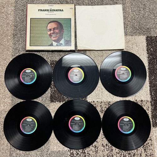 Frank Sinatra The Frank Sinatra Deluxe Box Set Vinyl 1968 First Pressing VG+š¦ - Picture 4 of 17