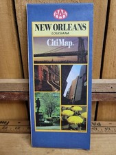 1996 / 1997 AAA New Orleans Louisiana CITIMAP Street Map Vintage