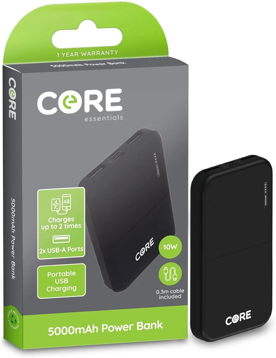 Core Essentials Power Bank 5000mAh | eBay 