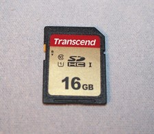 Transcend 16GB SD SDHC Card - Excellent Condition