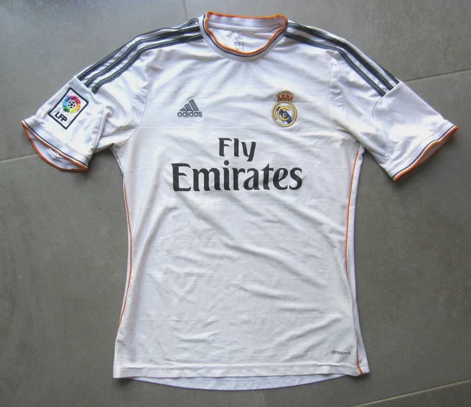 Maillot Real Madrid 2013-2014 Benzema Adidas camiseta shirt trikot taille M - Photo 2/4