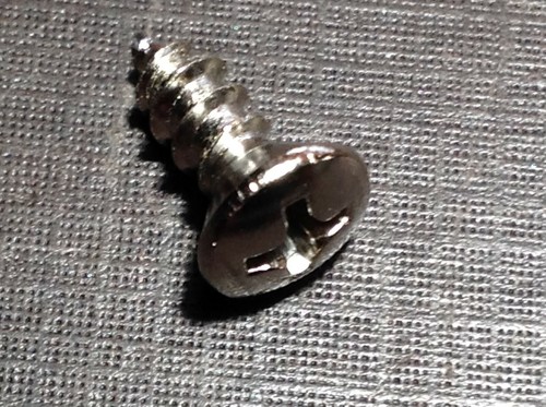 25 pcs Ford #8 x 1/2" oval head garnish door windshield moulding screws nickel - Picture 2 of 6