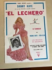 The Kid From Brooklyn Spanish Pressbook 1946 Danny Kaye, Virginia Mayo!