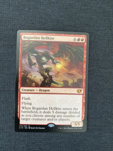 Bogardan Hellkite Commander 2014 NM Red Mythic Rare MAGIC MTG CARD - Picture 1 of 2