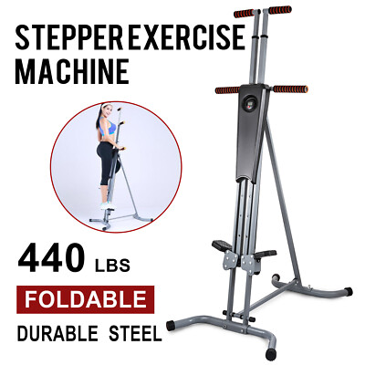 NEW Maxi Climber Vertical Stepper Exercise Fitness Monitor & Manual Sealed Gym