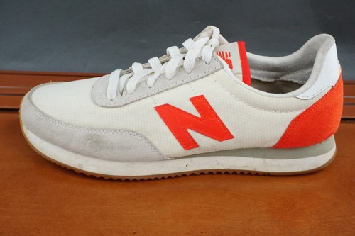Zapato New Balance 720 Para Mujer 8.5 Blanco Gamuza Con Cordones Parte Superior Baja Tenis para Caminar - Imagen 6 de 10