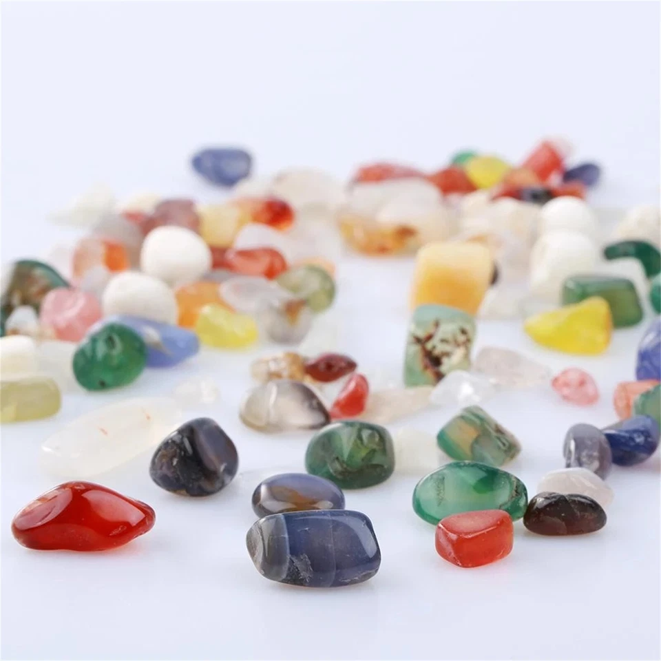 100G CRYSTAL GEM CHIPS Mini Crystals Polished Stones Bulk Gemstones Gems Chip    - image 4 of 4