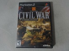 Civil War A Nation Divided Sony Playstation 2 PS2 Game Complete Free Ship