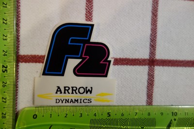 Alter Aufkleber Auto Motor Sport F 2 ARROW DYNAMICS