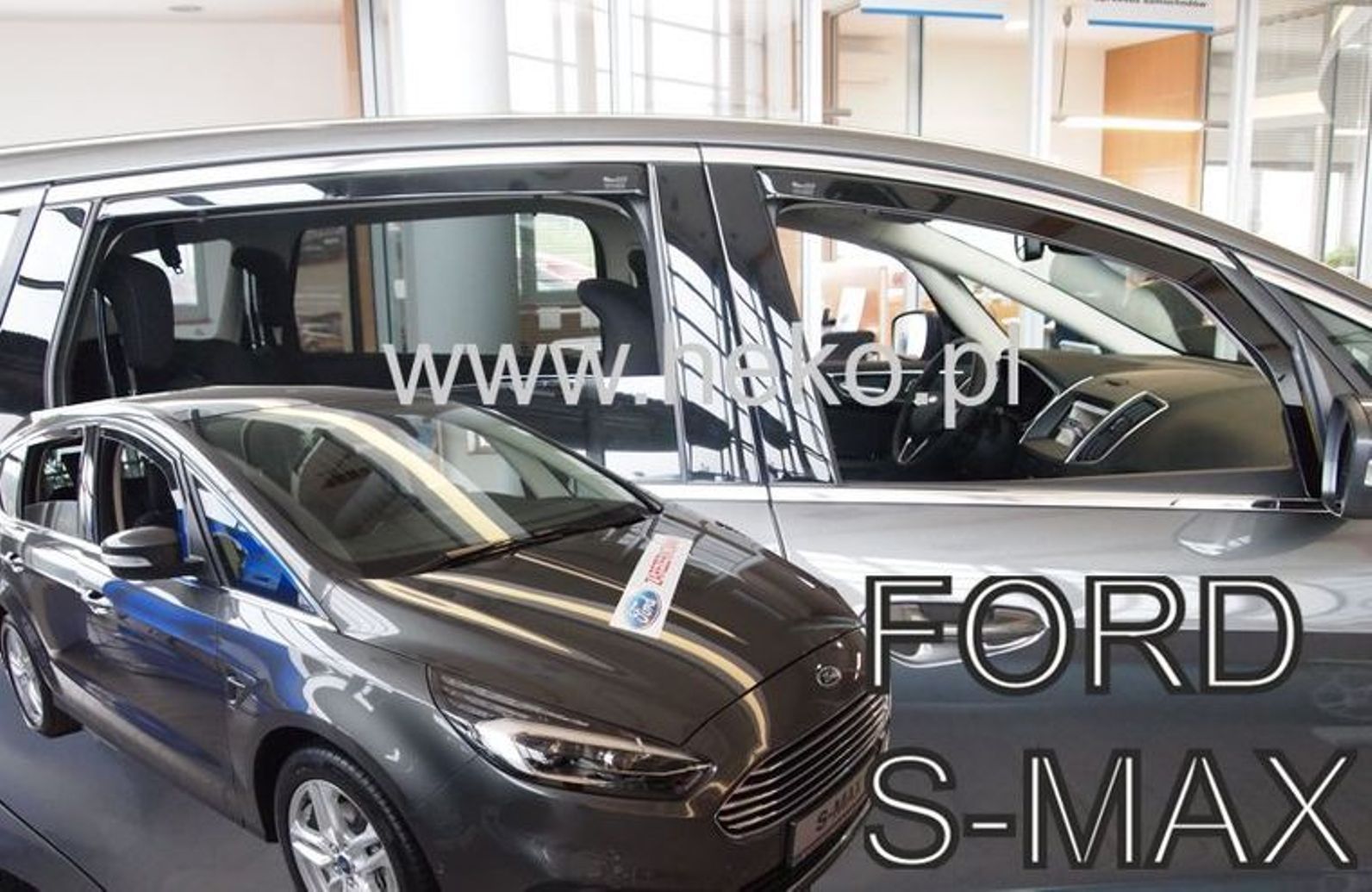 Déflecteurs d'air Ford S-Max ventilation habitacle pour voyage en famille