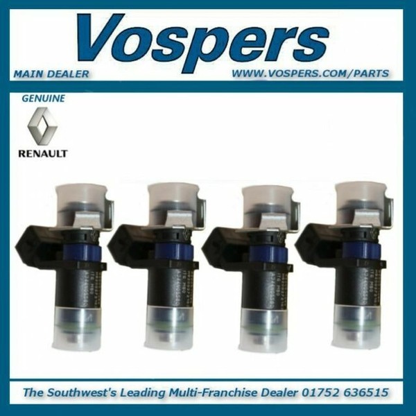 Renault MEGANE 225 Sport R26 & R26r Set of 4 Fuel Injectors for  
