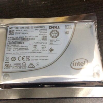 Intel S4500 960GB 2.5'' SATA III SSD 6Gbps DP/N:04T7DD SSDSC2KB960G7R DELL Server