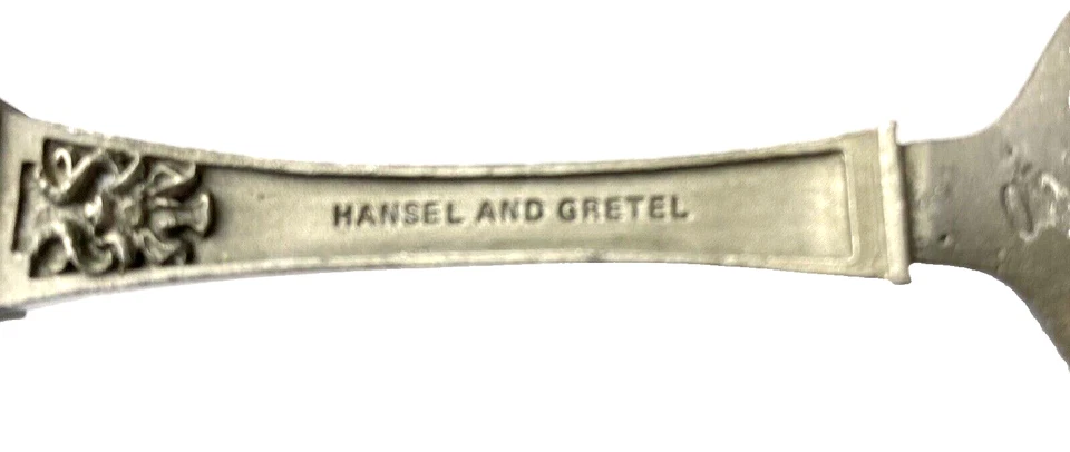 Vintage Franklin Mint Pewter Spoons Grimm’s Fairy Tales 1979 (7 Spoons) - Image 2 of 4