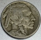 1924 P Buffalo Nickel Very Good 5 Cent US Coin - SR238