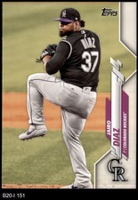 2020 Topps Update #151 Jairo Diaz Rockies 8 - NM/MT