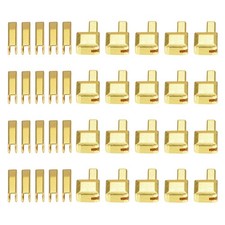 20Sets Zipper Repair Kits, 3 Retainers Box  Insertion Pins, Gold Tone