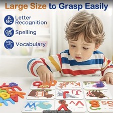 Montessori Wooden Alphabet Flash Cards