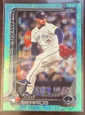 Topps 2025 Series 1 Parallel José Berríos #33 Toronto Blue Jays Baseball Card