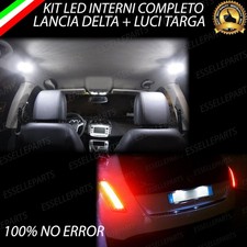 KIT LED INTERNI LANCIA DELTA CONVERSIONE COMPLETA + LED TARGA CANBUS BIANCO