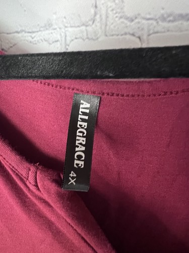 Top donna rosso Allegrace taglie forti 4x - Foto 2 di 4