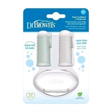 Dr. Brown's Infant 3m Finger Toothbrush And Storage Case