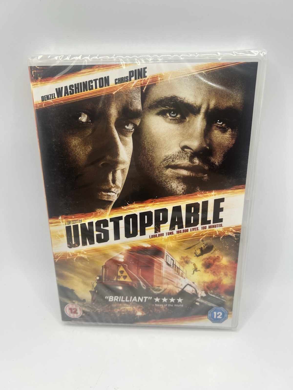 Unstoppable DVD Denzel Washington (2012), Brand New Sealed