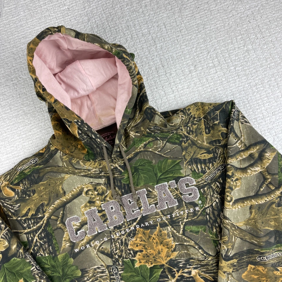 Cabela's Mens Multicolor Realtree Seclusion 3D Camo Hunting Hoodie Size XL Read* - Image 2 of 4