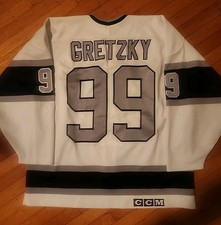 Rare Los Angeles Kings Gretzky 1989-1990 Vintage Authentic Hockey Jersey CCM 52