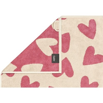 Cawö Handtücher Heart Beats Hearts 6275 beere - 32 Rosa NEU & OVP