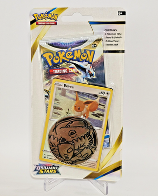 2022 Pokemon Sword & Shield Brilliant Stars Checklane Blister Pack