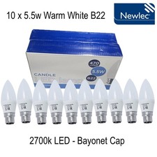 Image of LED Candle Bulbs Philips Sylvania Venture E14 E27 B15 B22 SES SBC 2700k Lamps