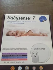 BabySense 7 Movement Baby Monitor - White (BSN-BS7)