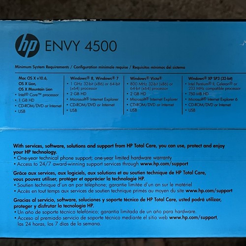 HP Envy 4500 Wireless All-In-One Inkjet Printer Scan Copy Duplex Prints - Picture 4 of 5